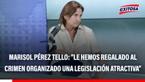 Marisol Pérez Tello sobre el crimen organizado: 
