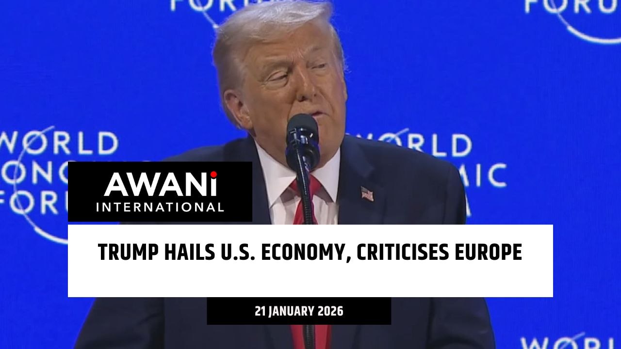 Trump hails U.S. economy, criticises Europe