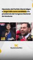 Diputados liberales proponen a Jorge Cálix como presidente del Congreso Nacional