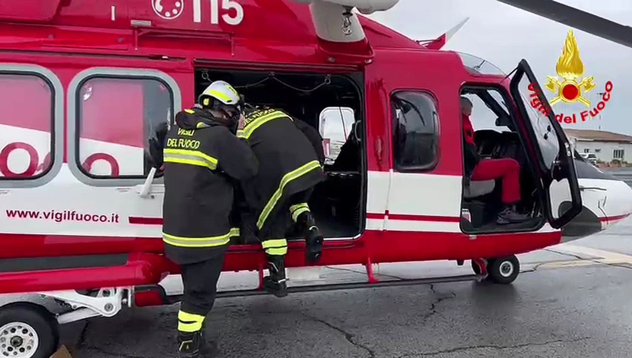 Ciclone Harry in Sicilia, le immagini di Catania dall'alto dei vigili del fuoco