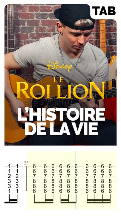 Le Roi Lion - L’histoire de la vie (Guitar Tab)