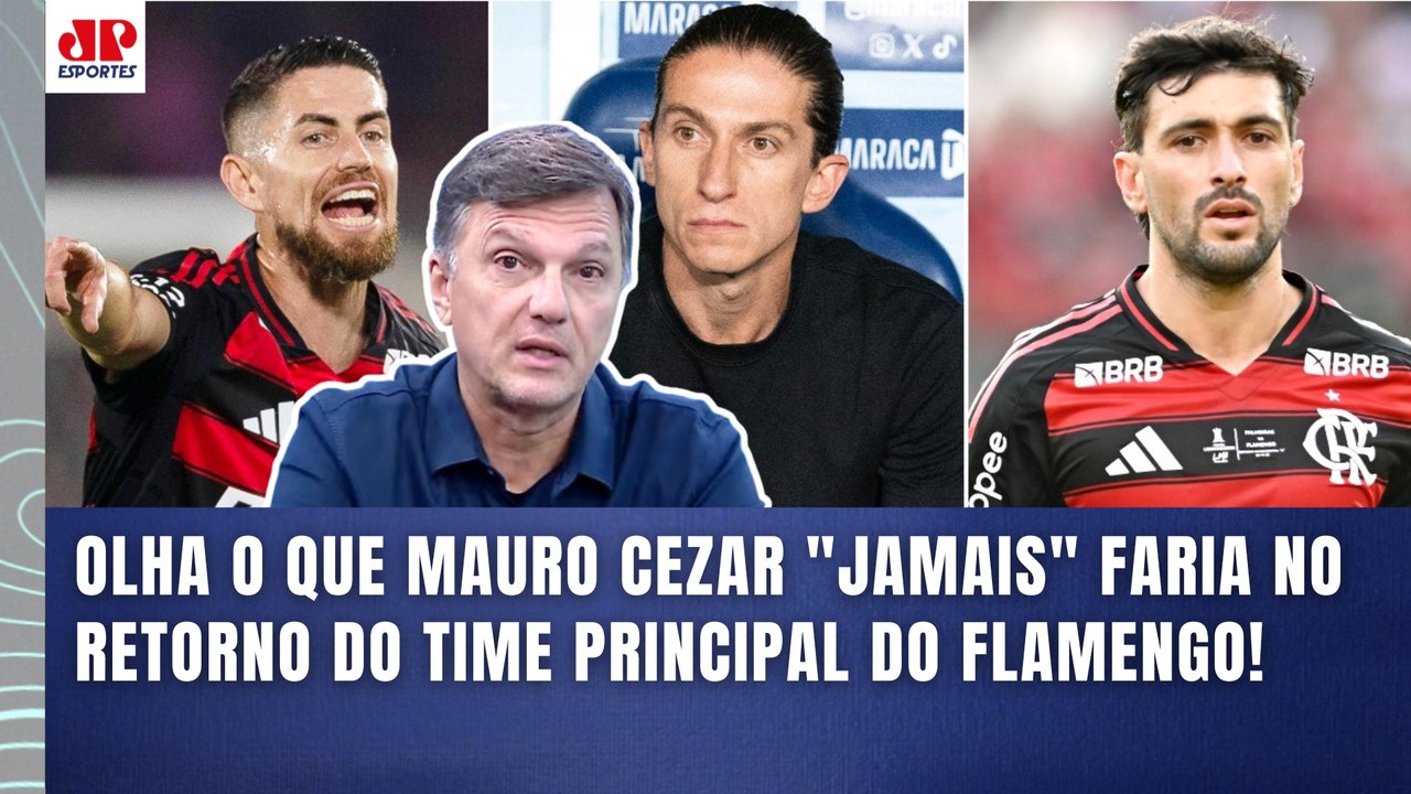 "NEM PENSAR!!! ISSO EU JAMAIS FARIA!!! O FLAMENGO pra mim tem que..." MAURO CEZAR É SINCERO!