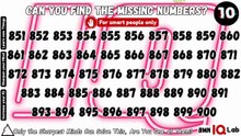 #OnlyForGeniuses 🚫😎 Can you find the missing numbers? (P.17) 🔢