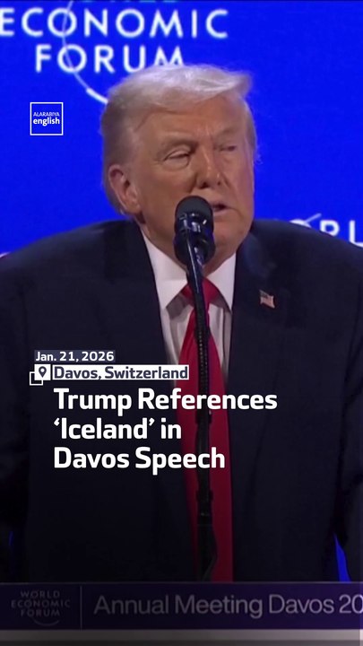 Trump References ‘Iceland’ in Davos Speech