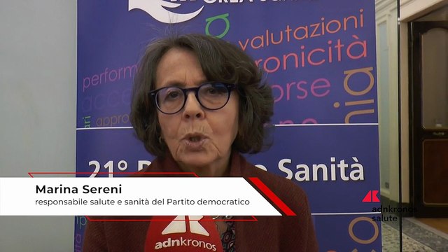 Sanità: Sereni (Pd), 'rapporto Crea evidenzia bisogno di trasformare Ssn'