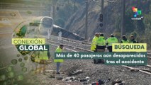 Continúan labores de búsqueda tras accidente ferroviario en Adamuz