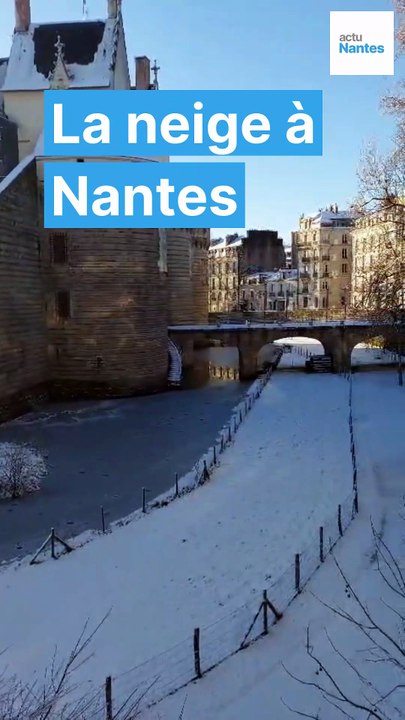 La neige à Nantes