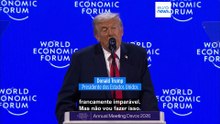 EUA querem "negociações imediatas" para adquirir a Gronelândia, diz Trump em Davos