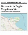 Terremoto in Puglia mercoledì 21 gennaio 2026: magnitudo ed epicentro