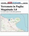 Terremoto in Puglia mercoledì 21 gennaio 2025: magnitudo ed epicentro - video