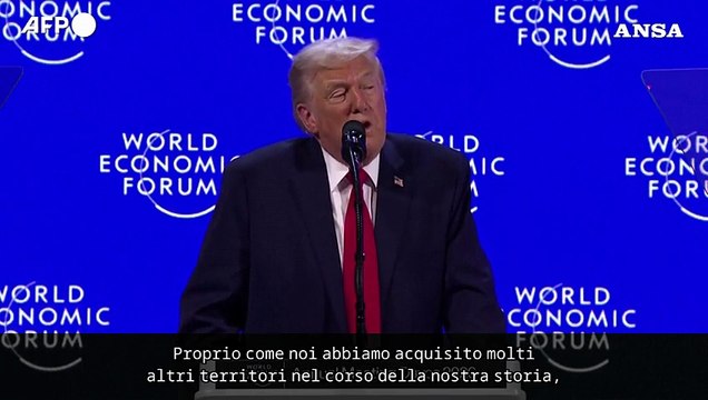 Trump a Davos: Se l'Europa dira' no sulla Groenlandia, ce lo ricorderemo