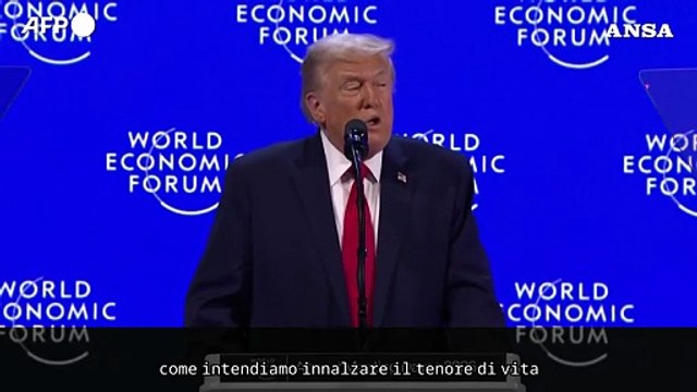 Trump a Davos: L'Europa non sta andando nella giusta direzione