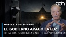 El gobierno apagó la luz de la transparencia y nos dejó caminan en la penumbra | Gabinete de Sombra
