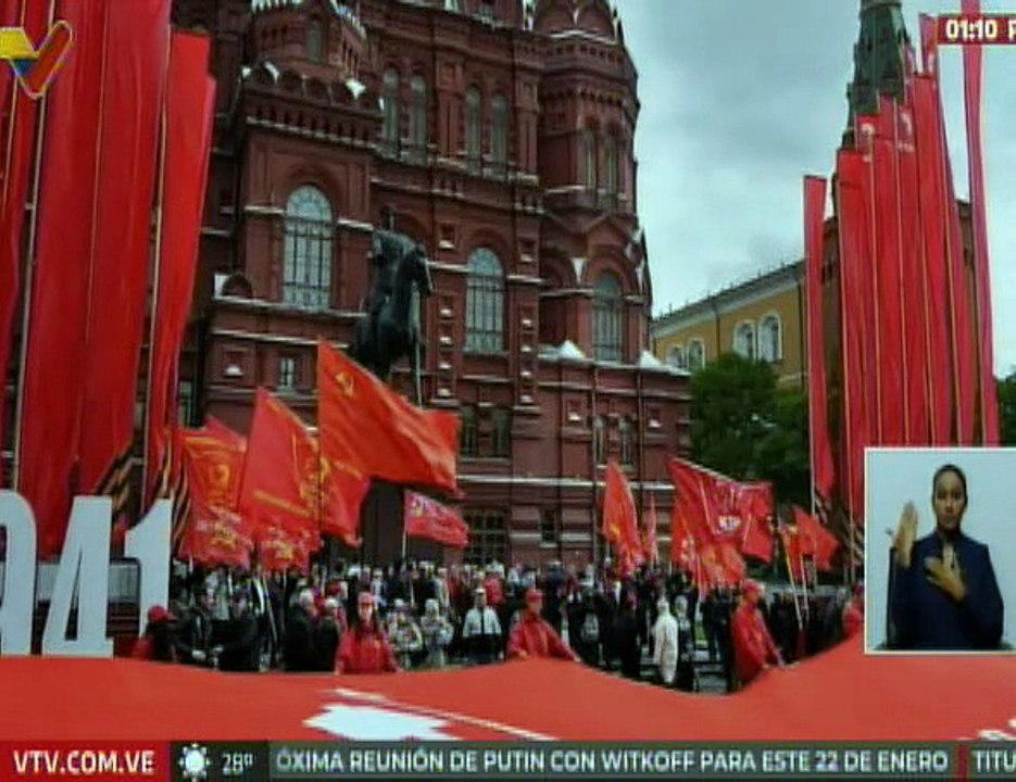 Rusia convoca evento global de solidaridad al Presidente Nicolás Maduro y Cilia Flores