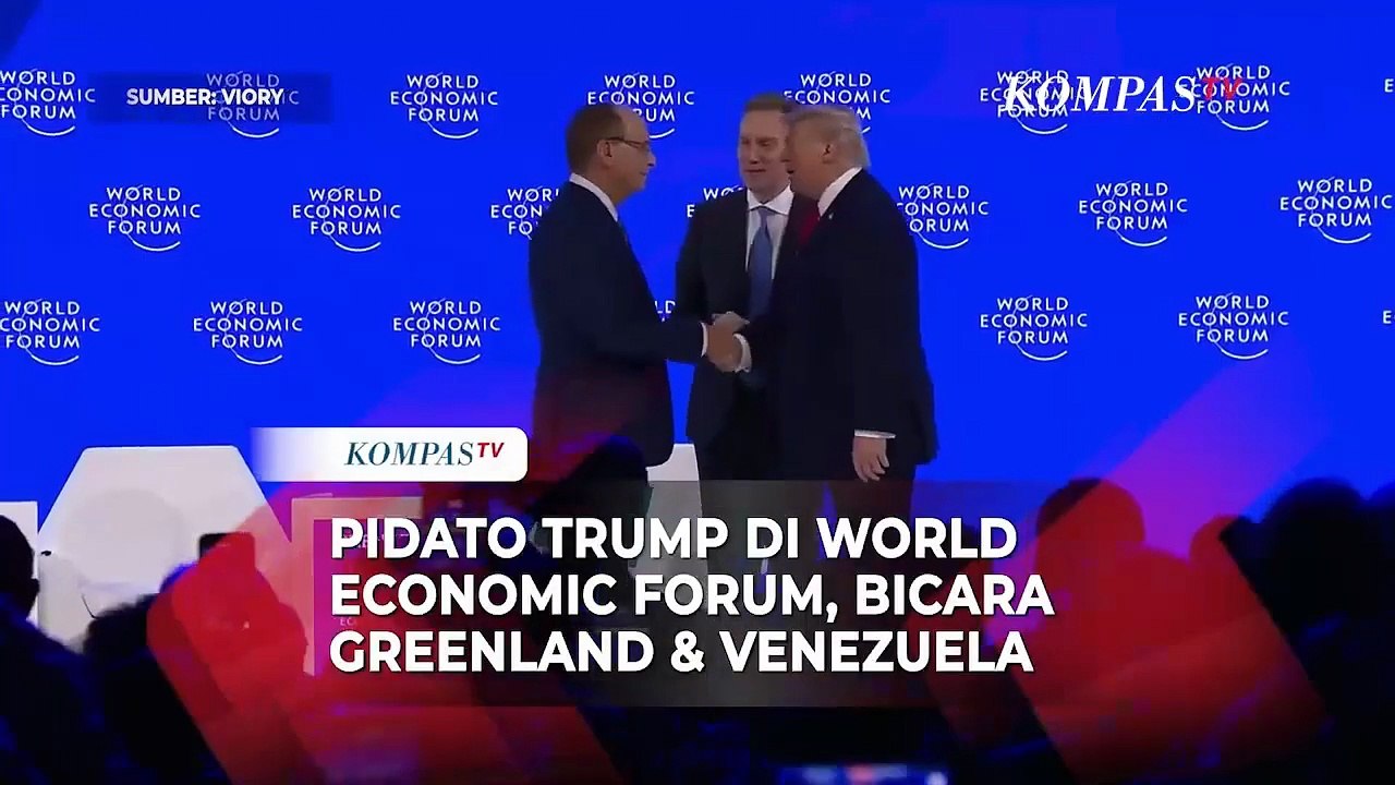 [FULL TERJEMAHAN] Donald Trump Bicara Greenland hingga Venezuela saat Pidato di World Economic Forum