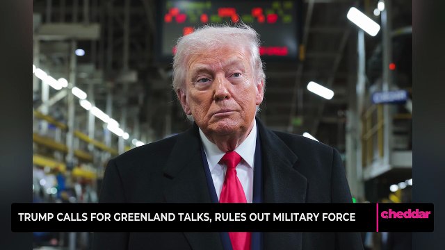 Trump Calls for Greenland Talks, Rules Out Military Force