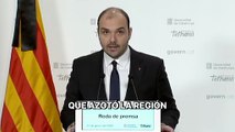 Albert Dalmau confirma que son 37 los heridos en el accidente de Rodalies.