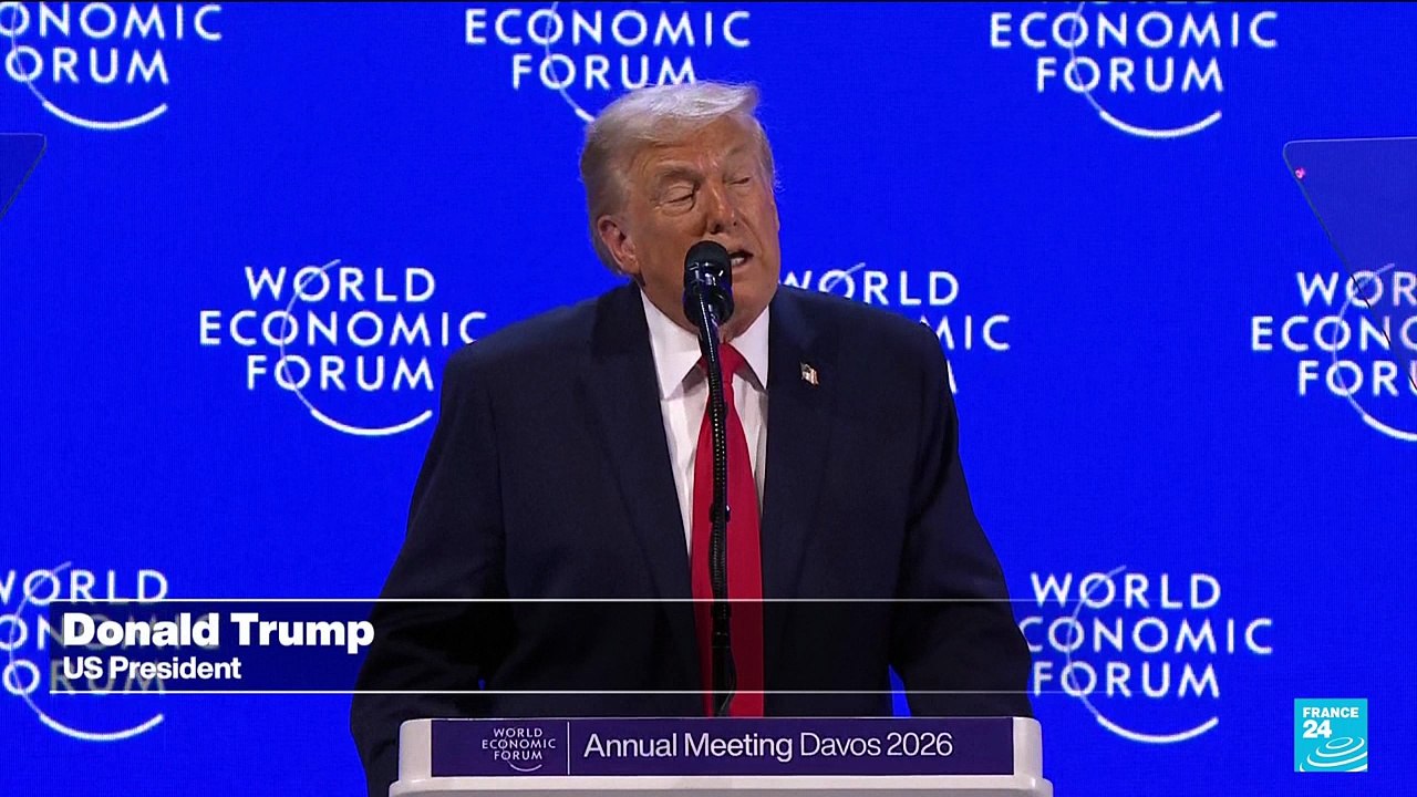 Trump tells Davos he won’t use force to take Greenland