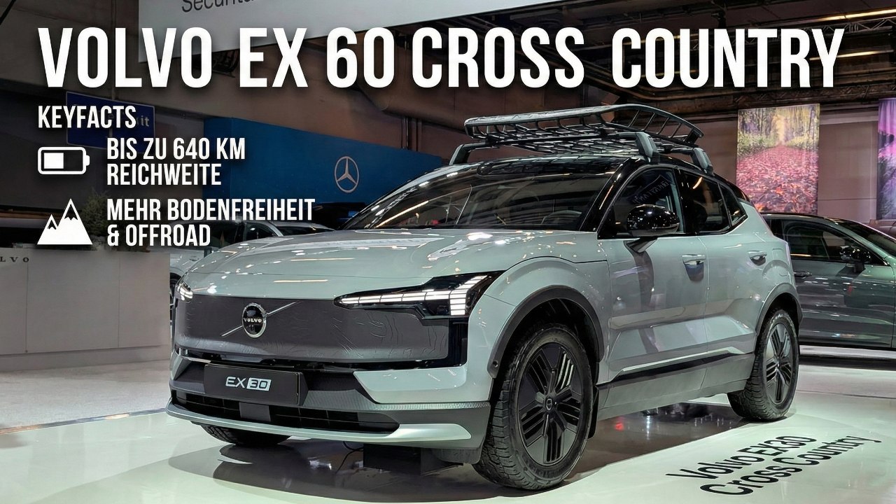 2026 Volvo EX60 Cross Country: SUV trifft skandinavisches Design
