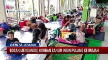 Seminggu Mengungsi, Warga Kudus Mulai Jenuh Meski Banjir Masih Rendam Permukiman
