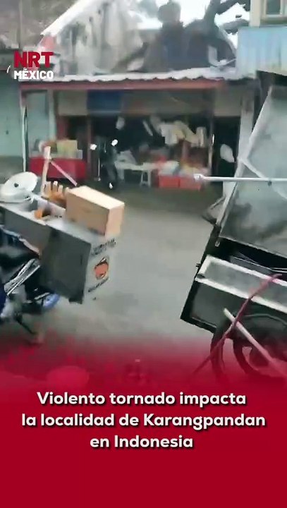 🌪️El fenómeno meteorológico estuvo acompañado de ráfagas violentas