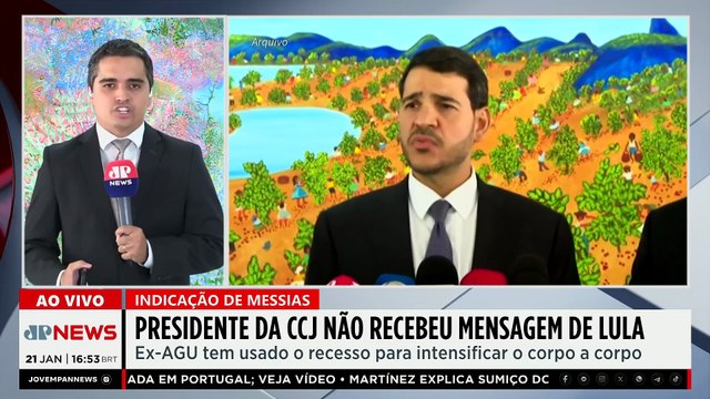 Indicação de Messias está em ‘banho maria’? Presidente da CCJ ainda não recebeu formalização de Lula