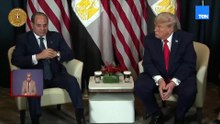 الرئيس السيسي: أشكر الرئيس ترامب على دعم مصر في قضية سد النهضة