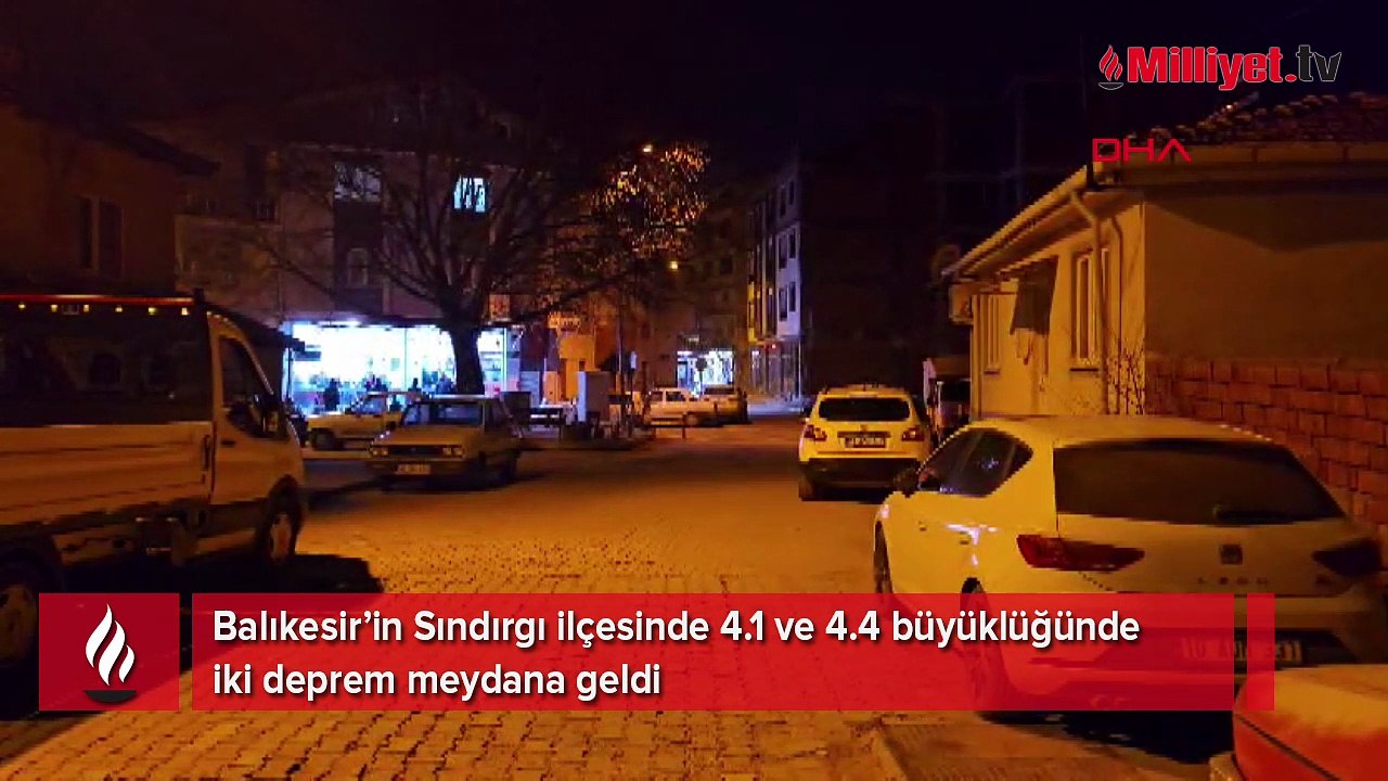 Balıkesir'de peş peşe depremler