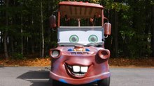 Disney Fan Builds Pixar’s ‘Mater’ From Golf Cart