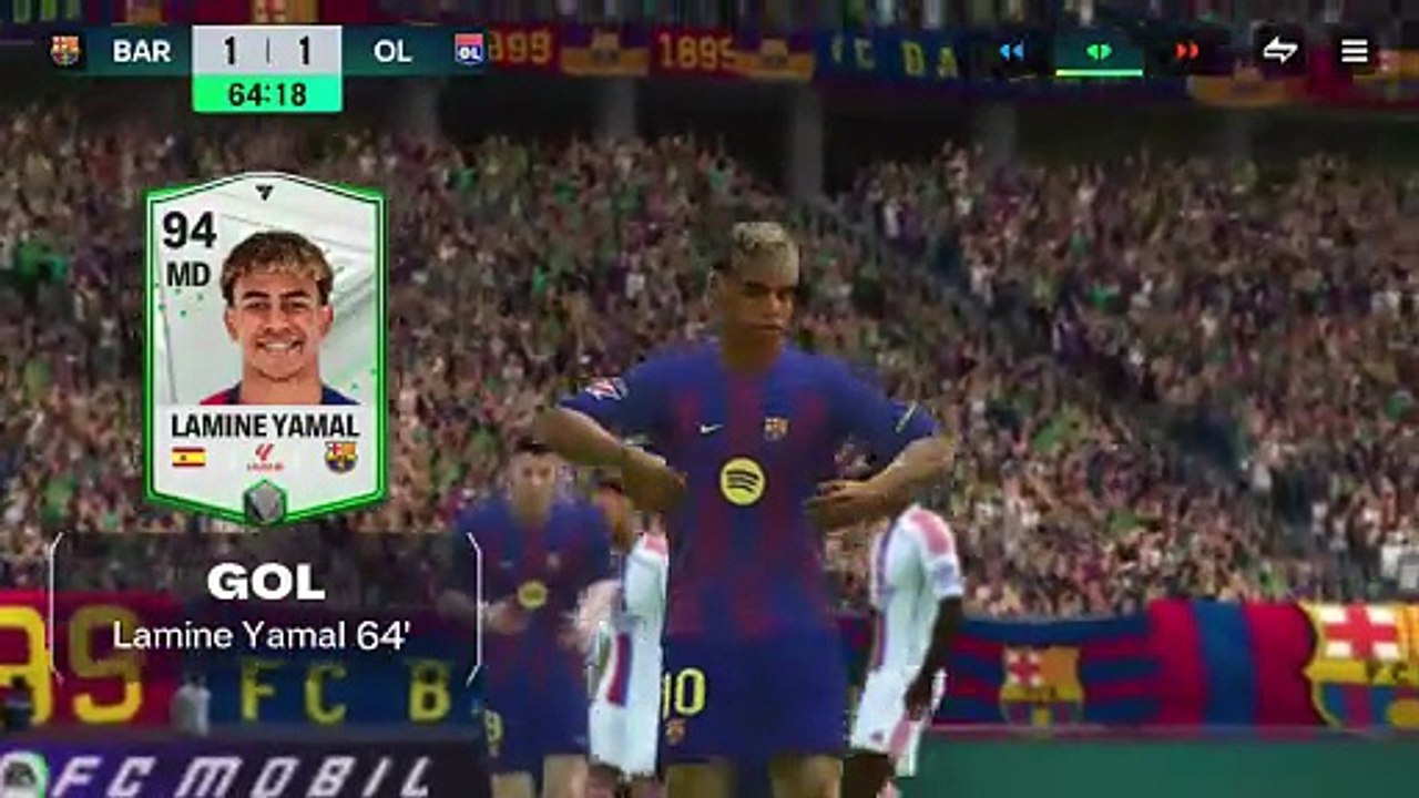 FC MOBILE 26 - CHAMPIONS LEAGUE 25/26 - BARCELONA vs. OLYMPIQUE DE LYON - ST | GAMEPLAY [60 FPS]