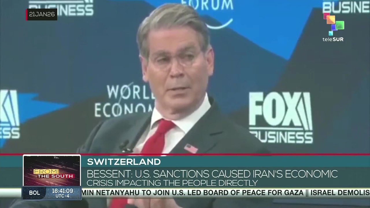 Scott Bessent | “U.S. sanctions caused Iran’s economic crisis impacting the people directly”