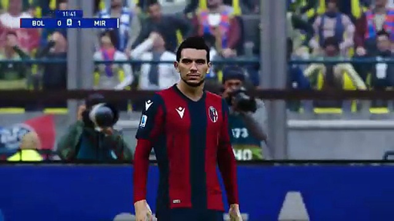 Tactical Battle! AC Milan vs Bologna  Serie A PES 2021 ML