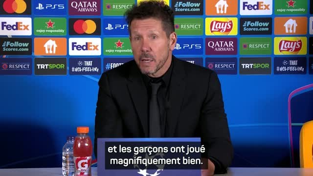 Atlético - Simeone : C'était un super match