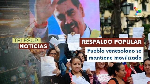 Movilización popular en Miranda exige liberación del presidente Maduro y Cilia Flores