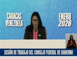 Presidenta (E) Delcy Rodríguez anunció la entrega de 8 mil 234 obras públicas para el mes de enero