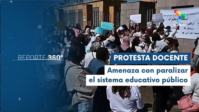 Profesores libaneses protestan en Beirut por salarios dignos