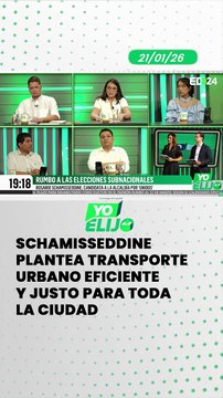 La candidata a la Alcaldía de Santa Cruz de la Sierra por Unidos, Rosario Schamisseddine, aseguró que su gestión priorizará soluciones efectivas para el transporte público, atendiendo a la mayoría de la población. Si los actuales administradores no están