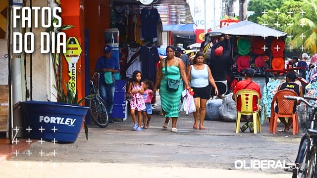 Barracas, manequins e carros tomam conta das calçadas e colocam pedestres em perigo em Belém