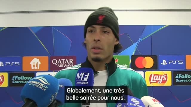 Liverpool - Van Dijk : Il y a eu 3-0, mais ce n'était pas si facile