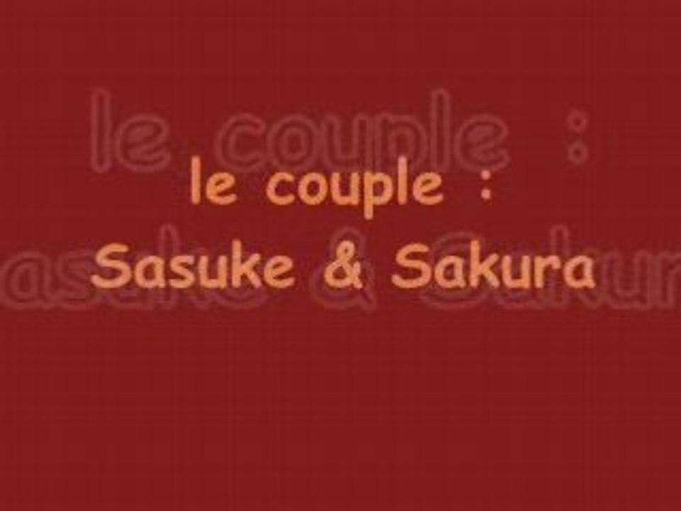 couple sasuke et sakura