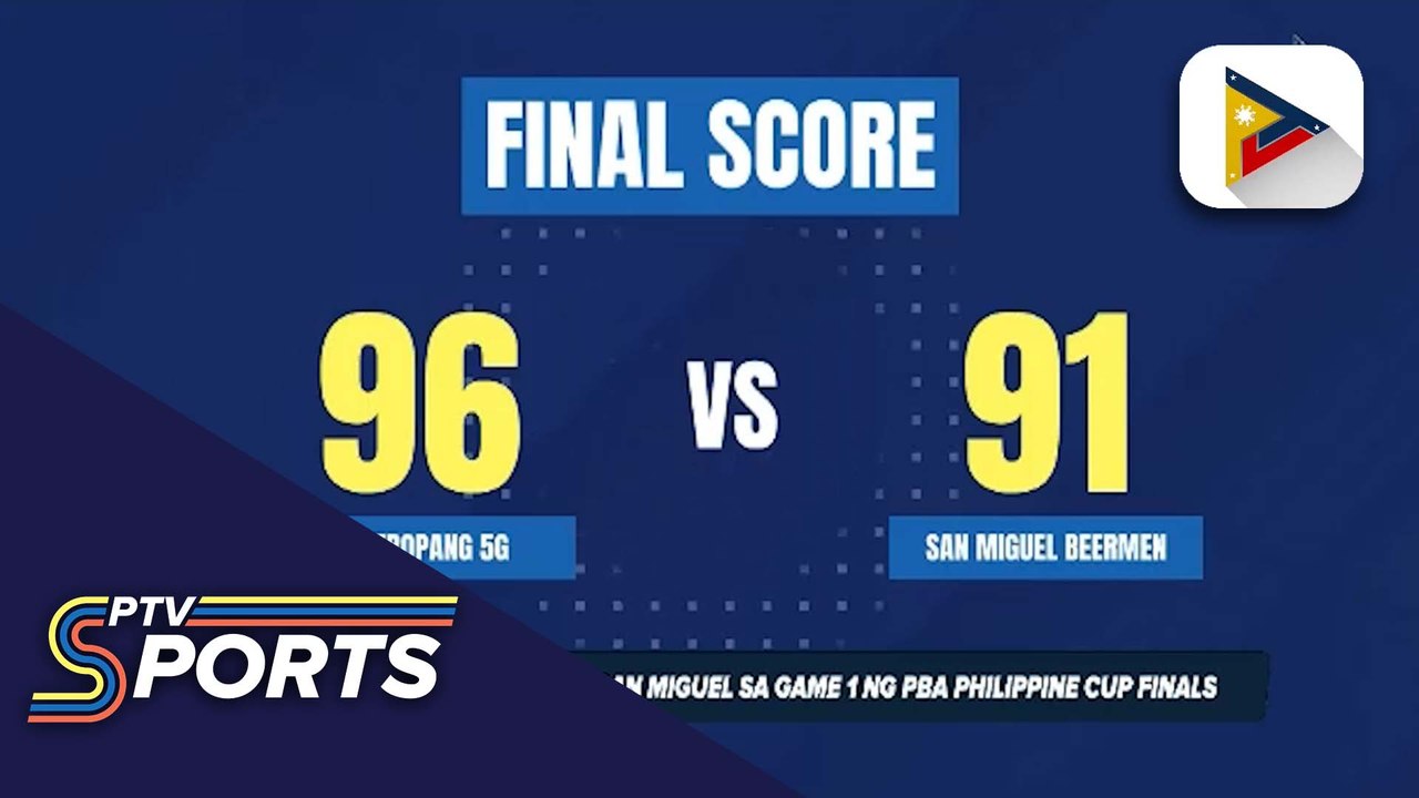 TNT, nanaig kontra San Miguel sa game 1 ng PBA Philippine Cup Finals