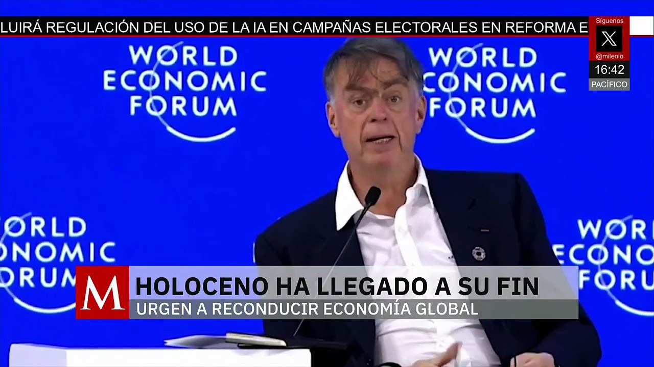 Científico climático Johan Rockström llama a reconducir la economía global | Milenio Hábitat