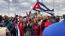 El presidente de Cuba Miguel Díaz-Canel responde a las amenazas de EE.