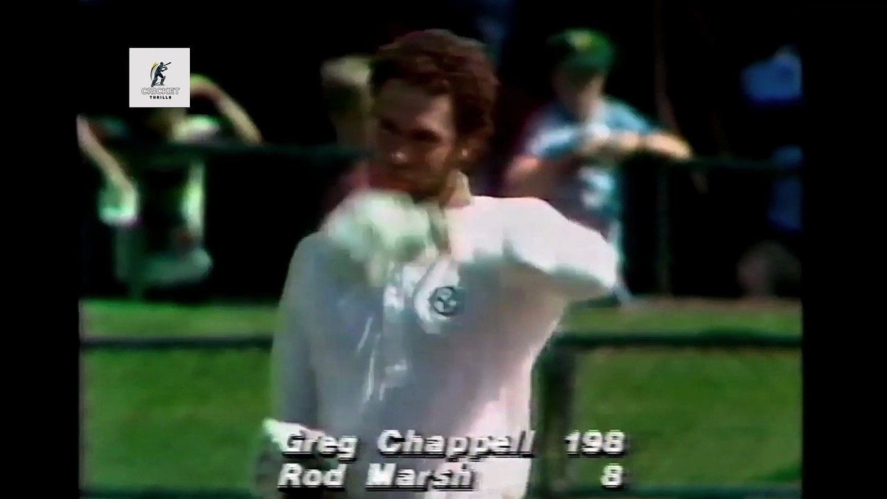 Rodney Marsh 27 off 62 Balls 73 Mins 5 Fours vs Pakistan First Innings 2nd Test, Brisbane, November 27 - December 01, 1981