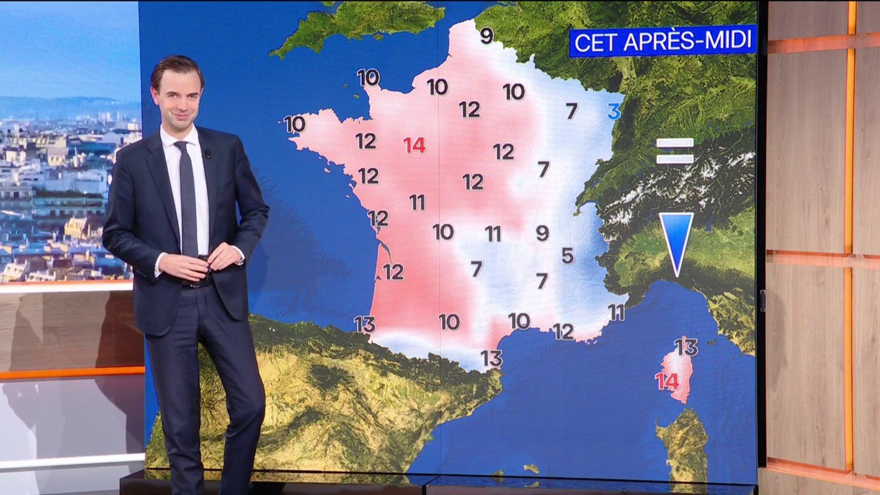 De la pluie dans le Sud-Est, des nuages dans l'Est et des éclaircies sur le reste de la France, avec des températures comprises entre 3°C et 14°C... La météo de ce jeudi 22 janvier