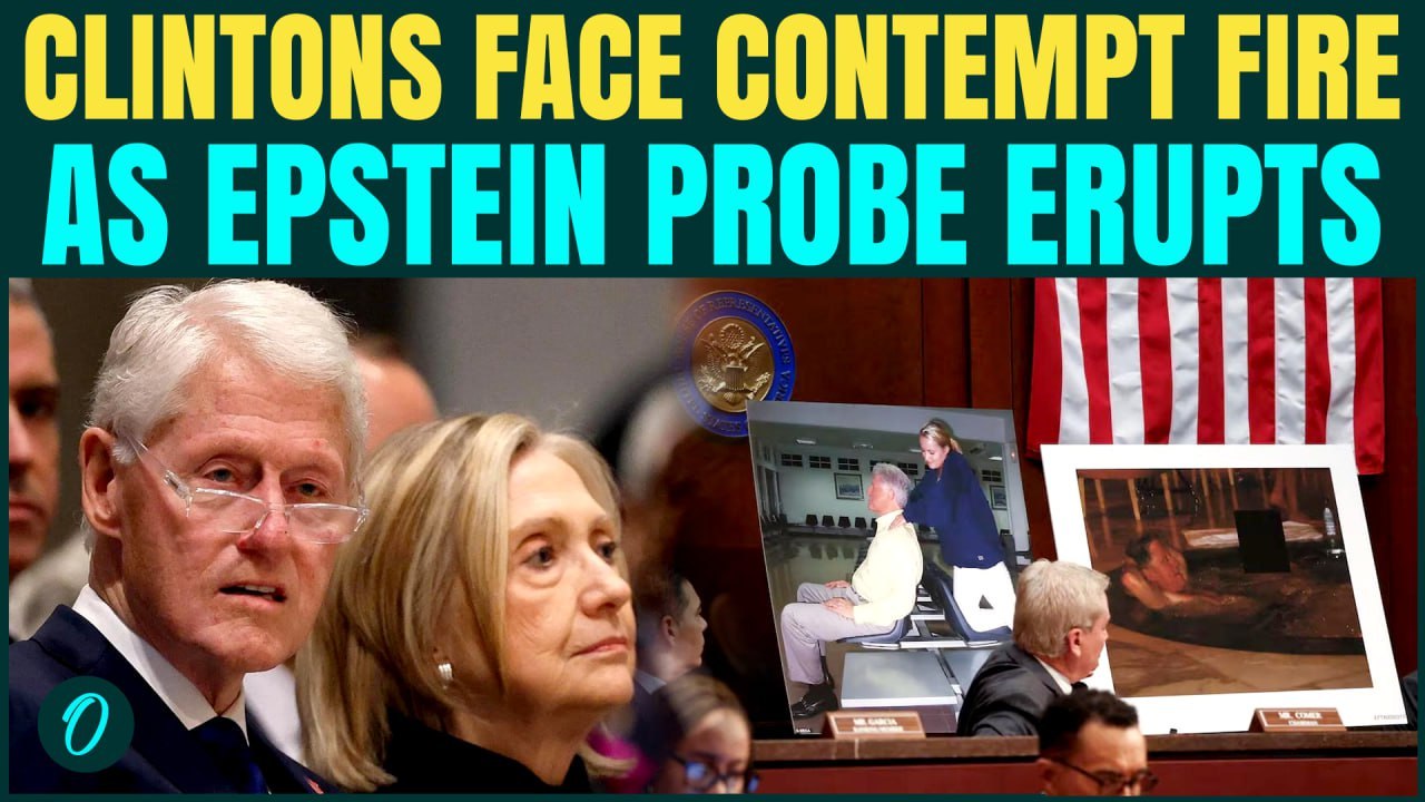 Epstein Files BREAKING: Clintons FACE Congress’ CONTEMPT HAMMER in Epstein Probe — US House LIVE