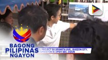 Flood control projects sa Araneta Ave., Quezon City, ininspeksyon ni DPWH Sec. Dizon