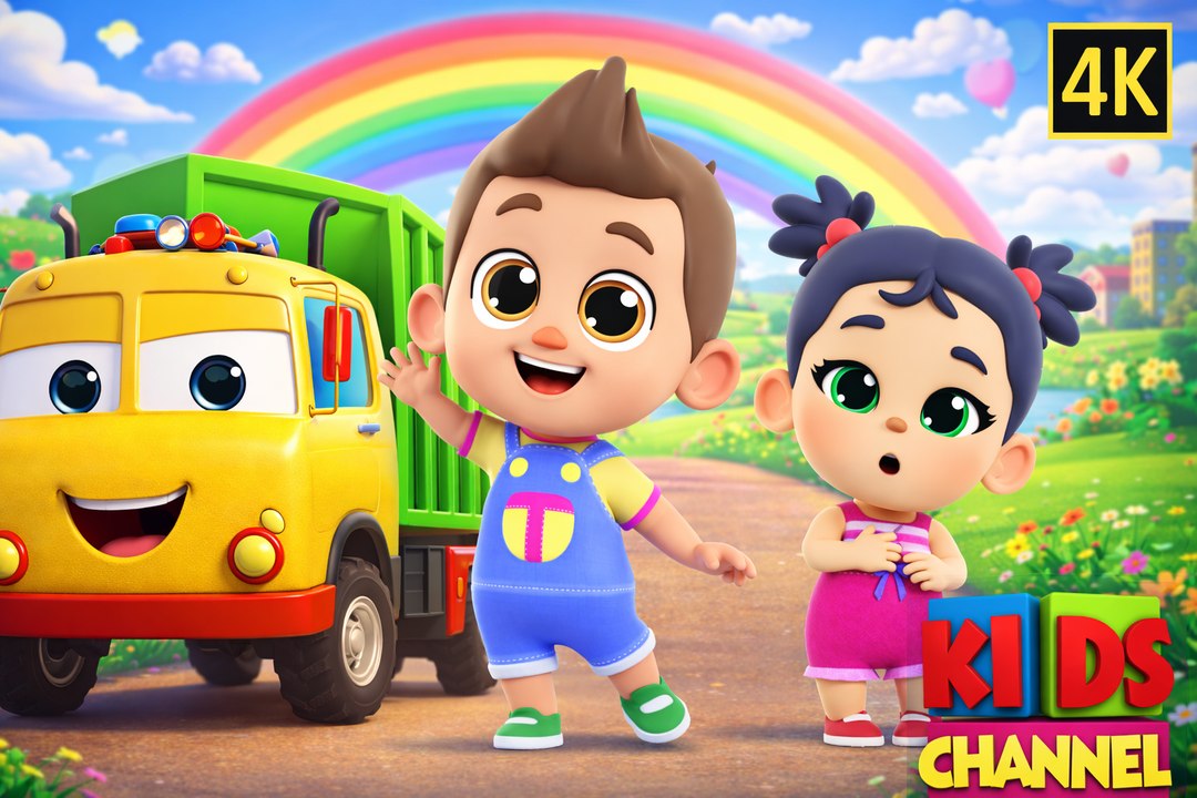 Frank The Garbage Truck Song | Cartoon Videos for Kids | Educational Nursery Rhymes