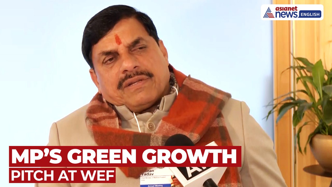 WEF 2026: MP CM Mohan Yadav Pitches Green Manufacturing and EV Push in Davos