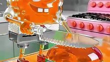 Spongebob Cutting Glass Fast Food